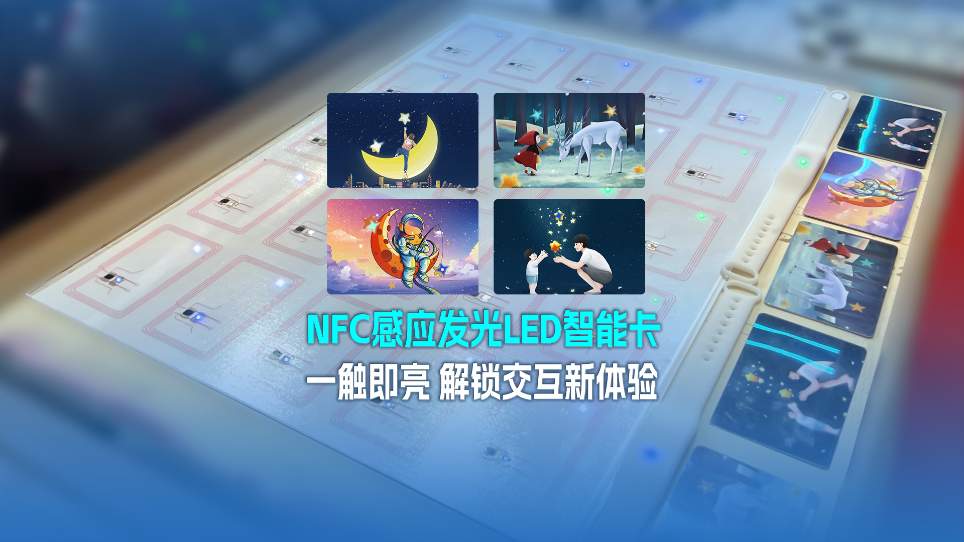 告別普通！卡立方集團感應LED發光智能卡硅膠手環腕帶產品，點亮你的每一次交互?